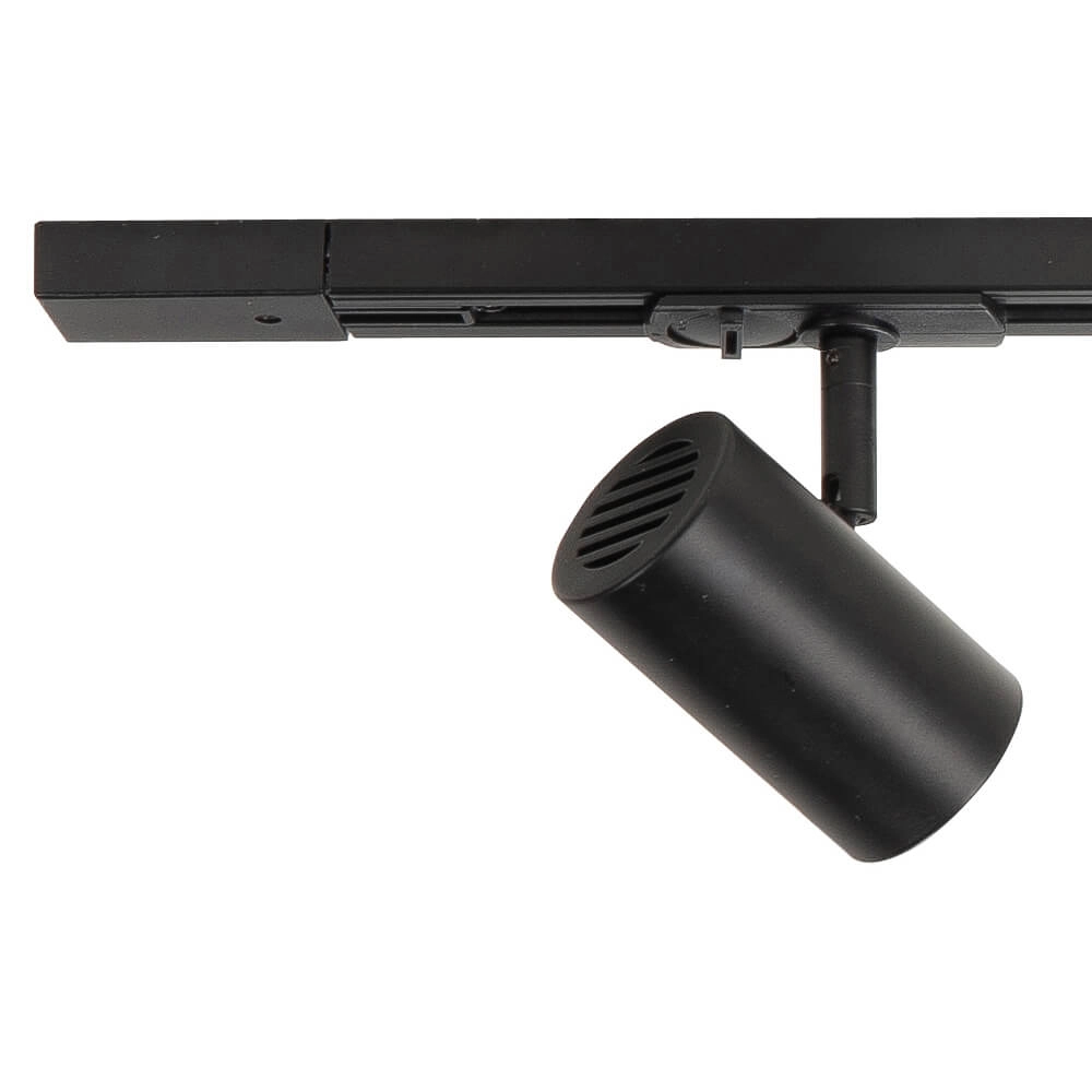1-Phasen-Schienenset 100cm Cilinder schwarz mit 3 Flecken Highlight 8718379039553