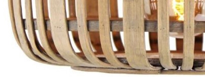 Deckenleuchte Woodrow 32cm Holz braun Brilliant 4004353395284