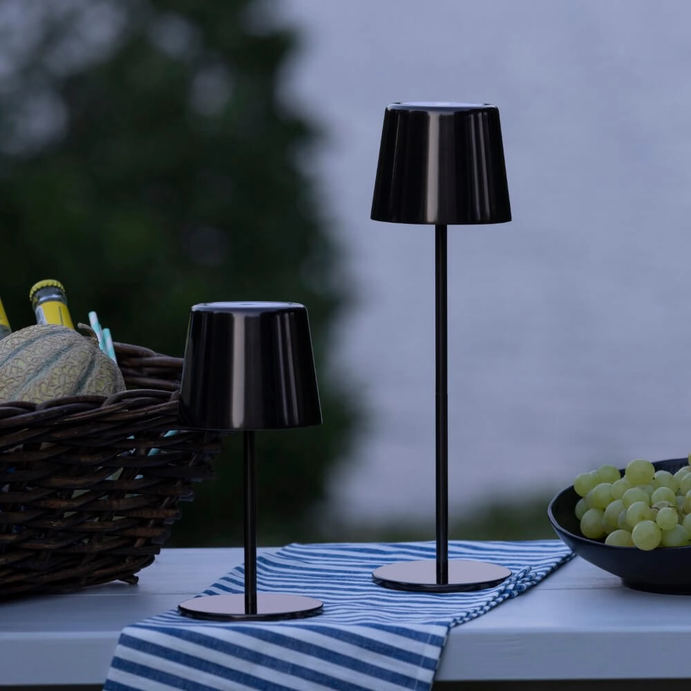 Wiederaufladbare Tischlampe Xaana Schwarz Brilliant 4004353444869