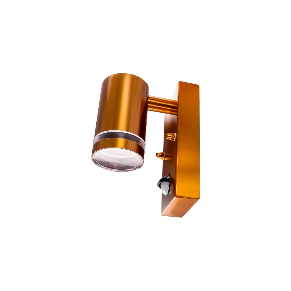 Wandscheinwerfer mit Sensor Opden Rotes Kupfer – 1x GU10 Lyora 5055788285656