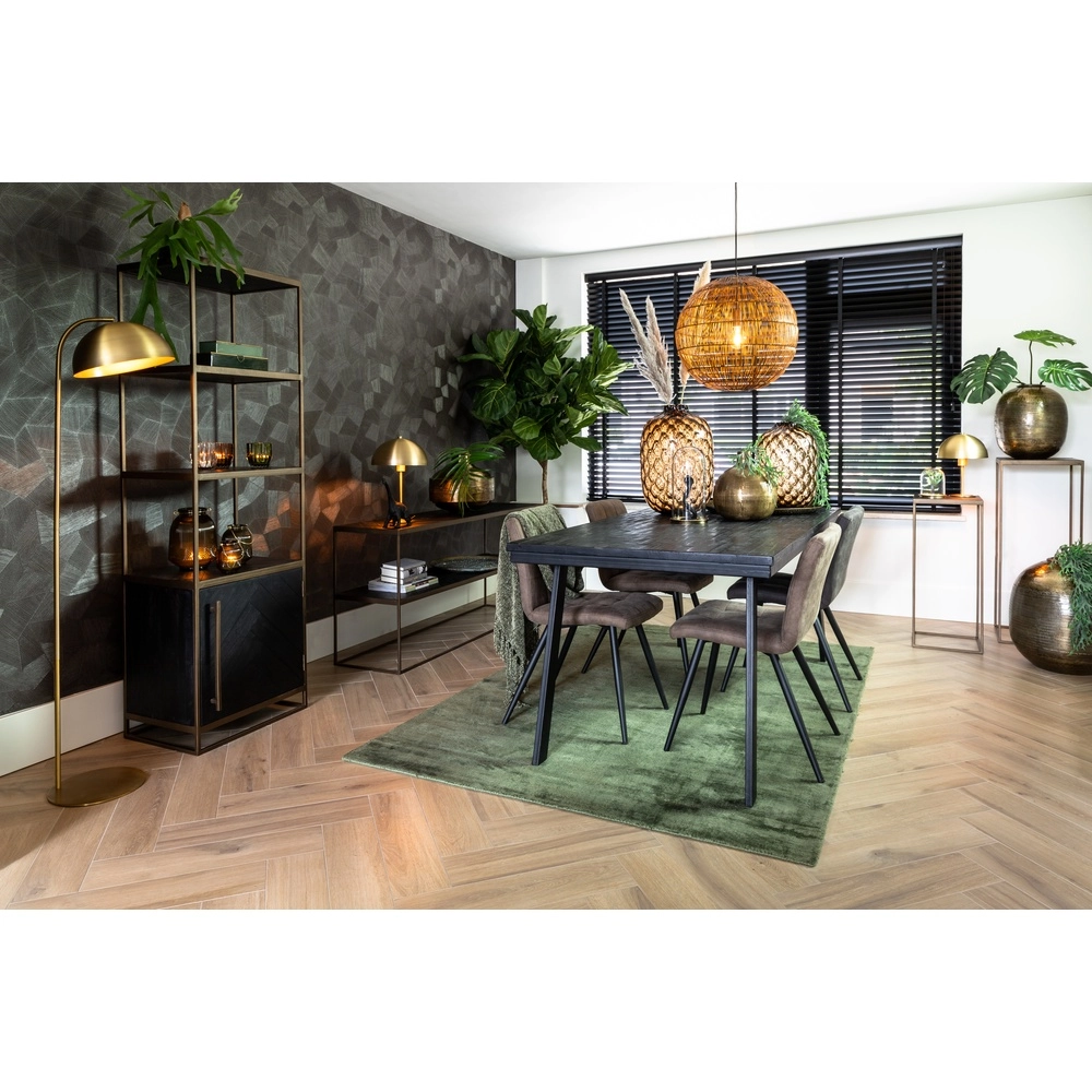 Tischlampe Merel messingmatt Ø 25cm Light & Living 8717807314231