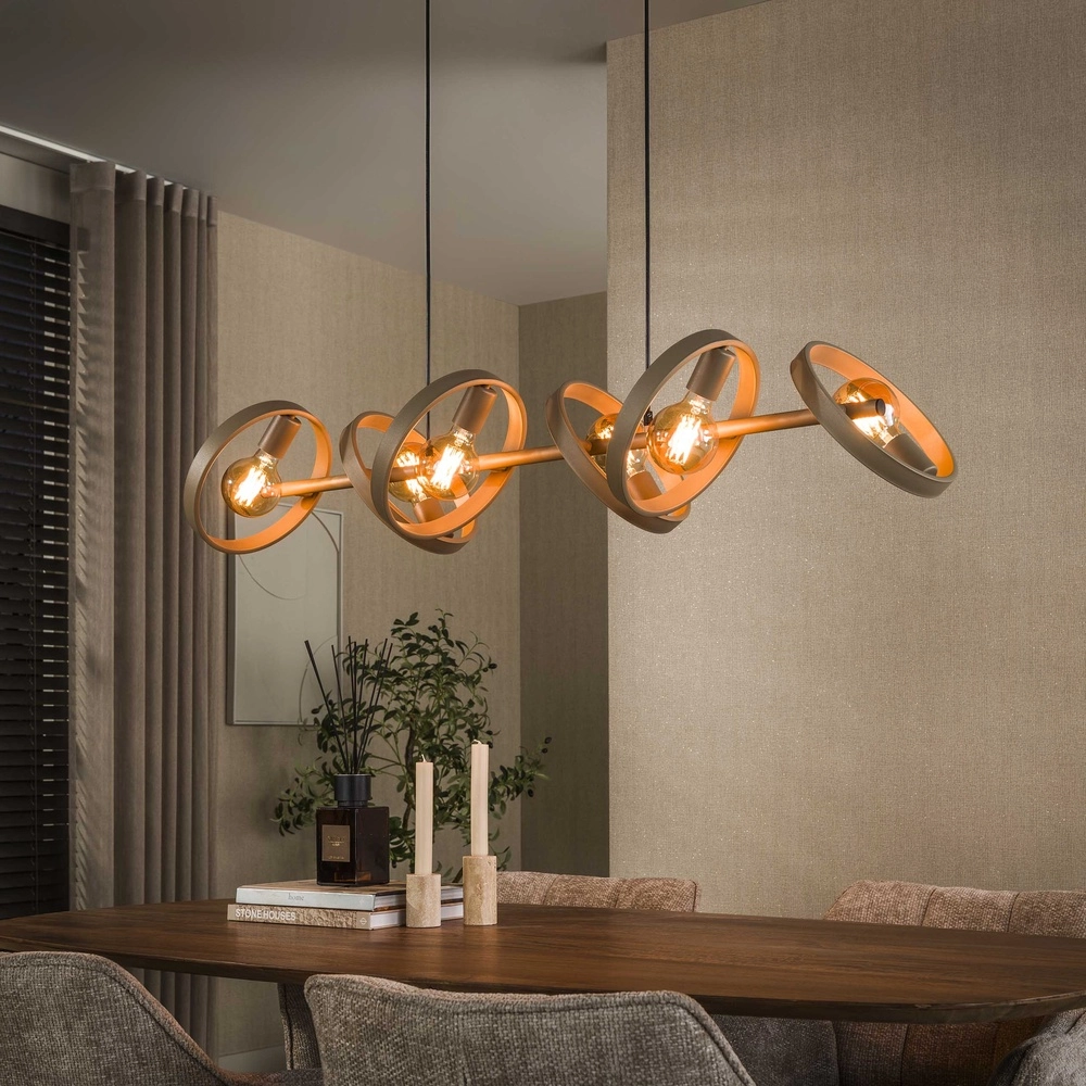 Ringe, Pendellicht-Esstisch Hover Sand – Ø 26 cm Lyora 8716803513358