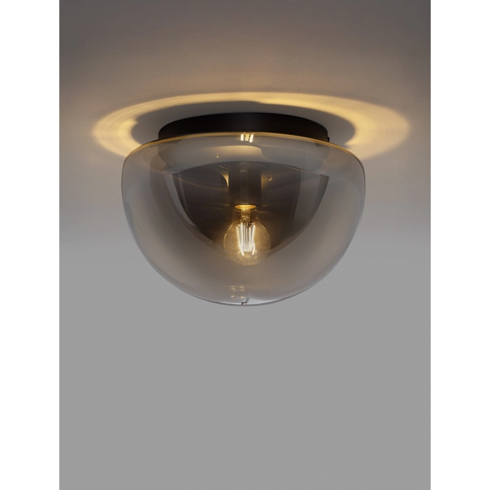 Deckenlampe Ebony Rauchglas Ø 31,5cm