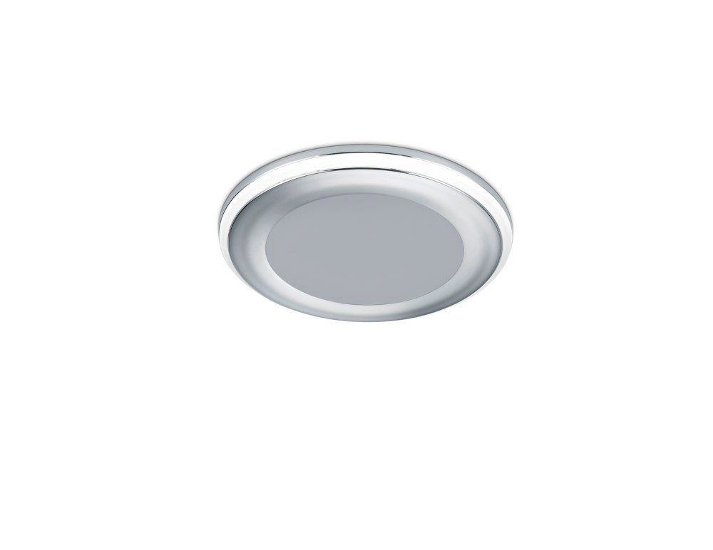 LED Einbaustrahler Aura 8,2cm grau Trio 4017807427660