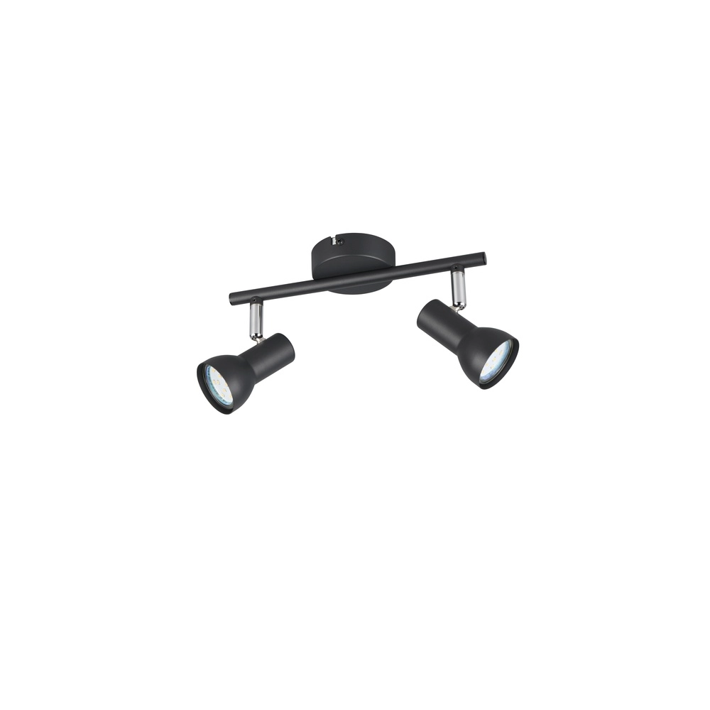 Deckenlampe Cantar schwarz 2-flammig Trio 4017807615906