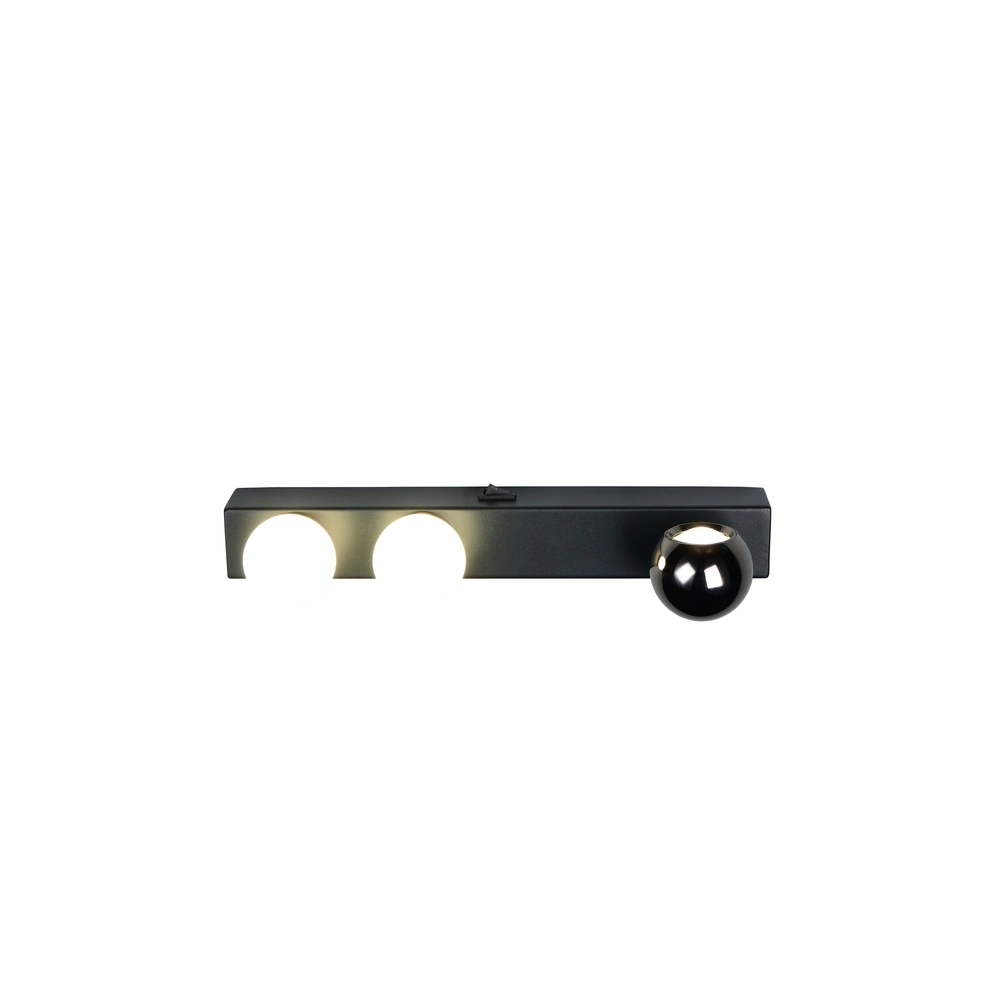 Wandlampe Arpino Schwarz 30cm Trio 4017807683622