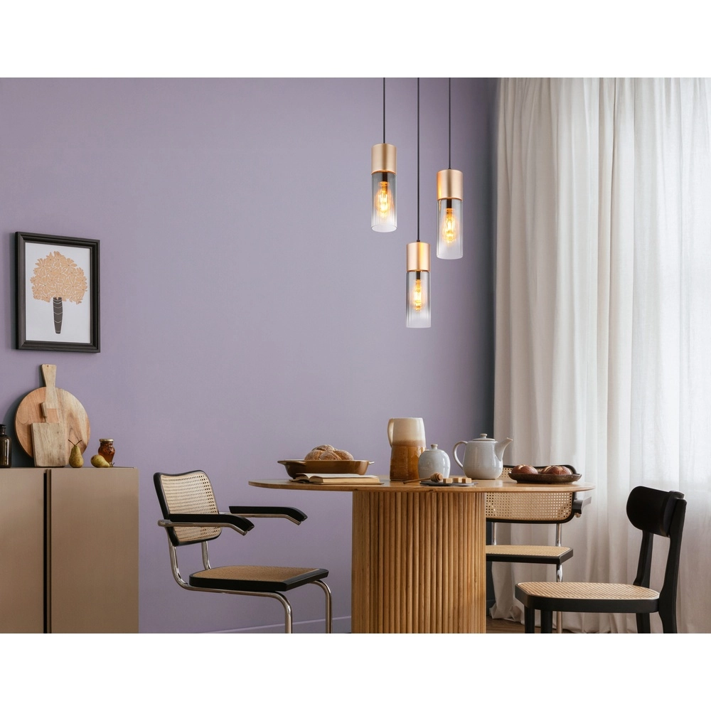 3-Licht Pendellampe Annika Braunes Design Globo 9007371528905