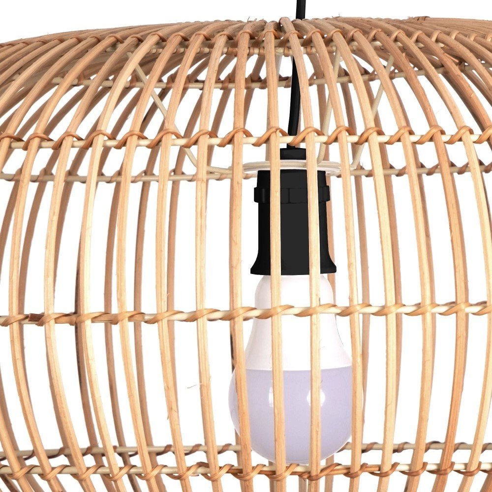 Bambus Pendelleuchte Rattan Ø 48cm Searchlight 5053423180113