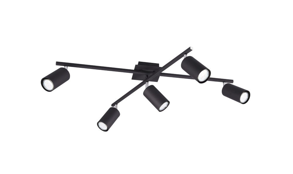 Deckenleuchte Marley 5-leichter Matt Black