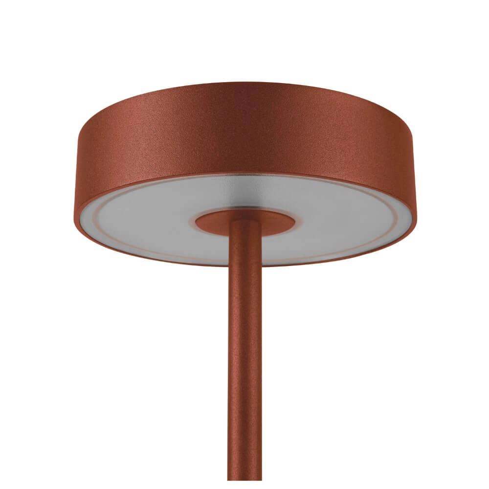 Tischlampe für den Außenbereich Vinolina Rost - wiederaufladbar SLV 4024163276283