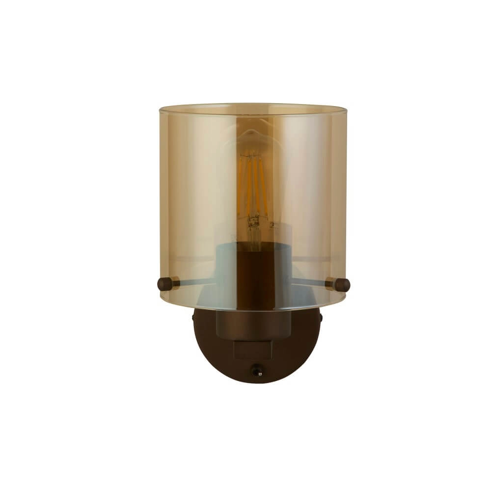 Wandleuchte Sweden Mokka-Braun Searchlight 5053423272023