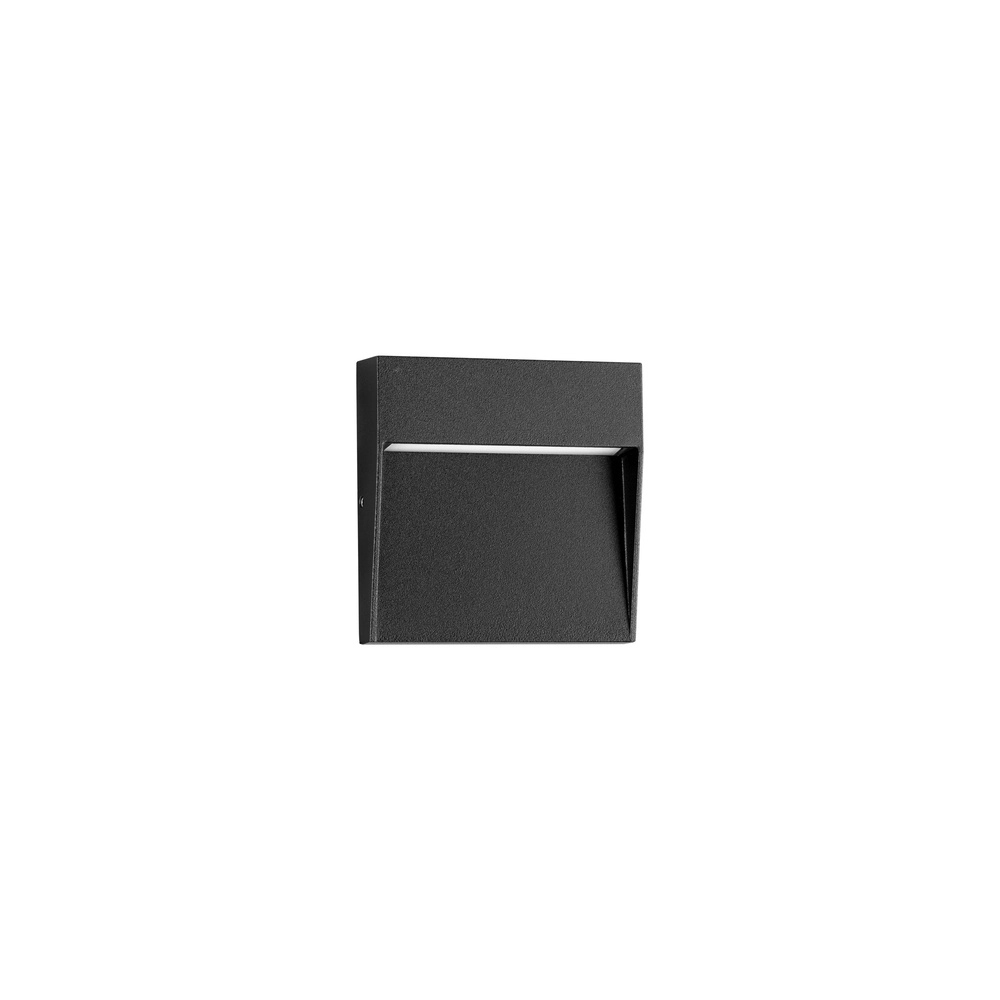 Quadratische Wandleuchte Toby Ausführung schwarz Lyora 5212017453570