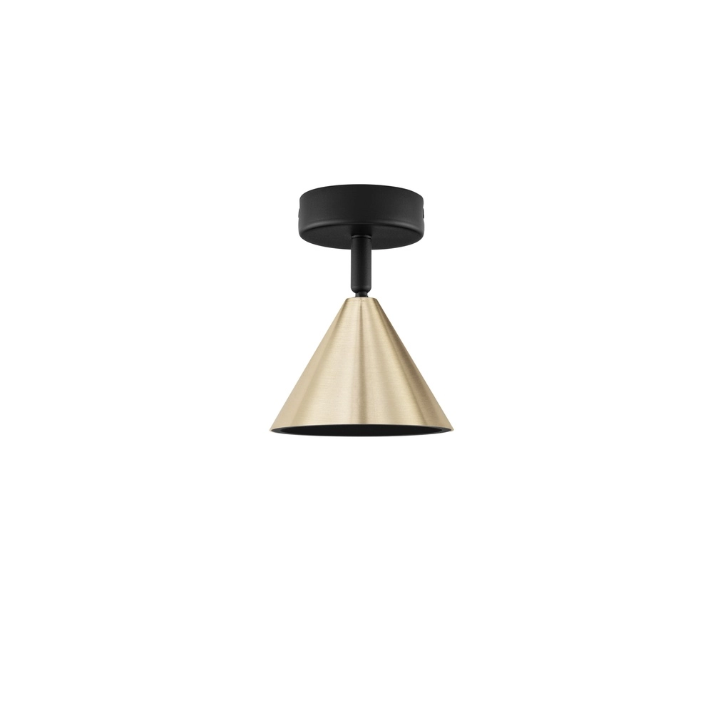 Deckenlampe Conico schwarz mit gold Lyora 5212017475350
