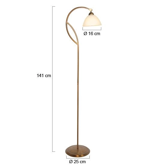 Klassische Stehlampe Anthea Bronze Steinhauer 8712746180251