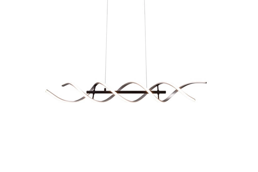 Design-LED-Hängelampe Sequence gebürstetes Metall Trio 4017807540710