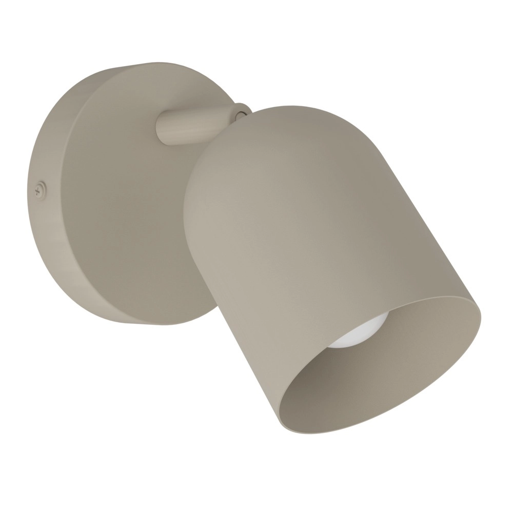 Design-Wandleuchte Tilston sandbraun
