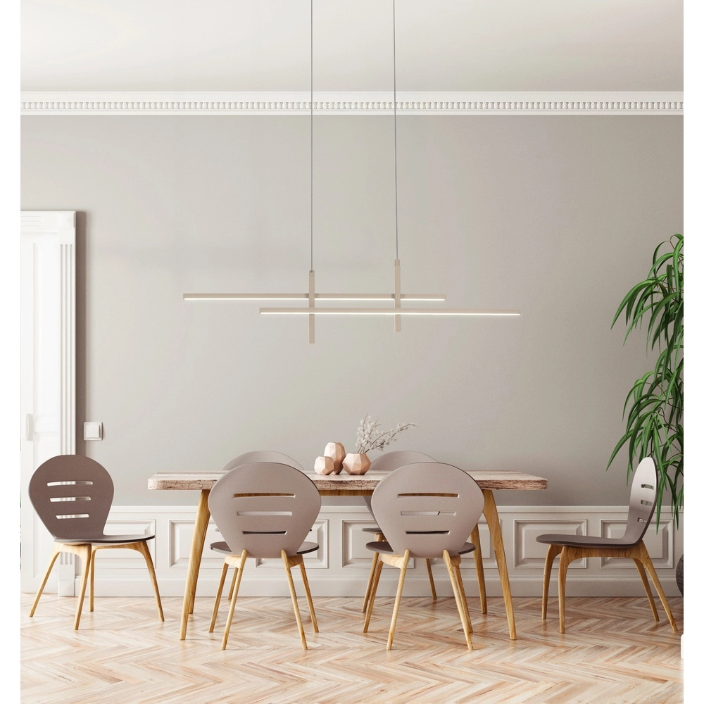 Design-Pendelleuchte Trepiliano sandbraun Eglo 9008606356676