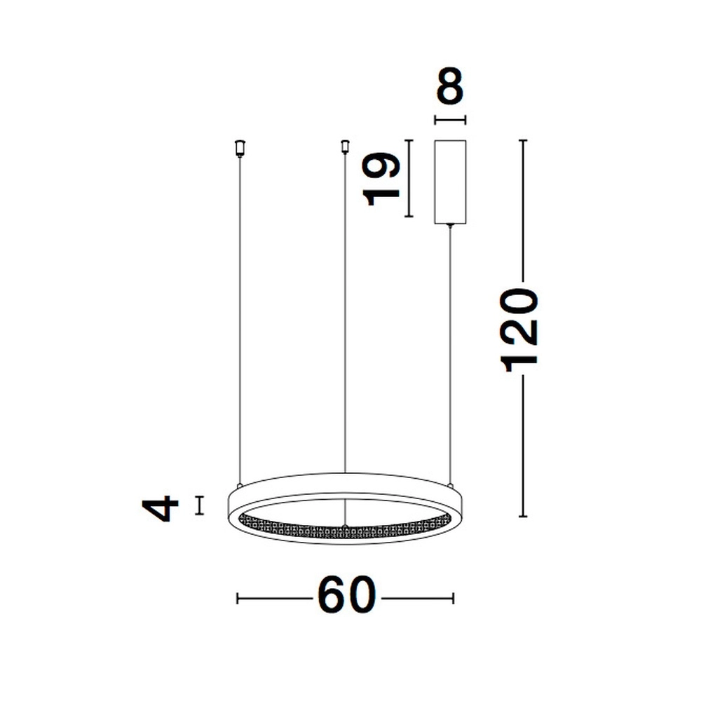 Pendelleuchte Preston schwarz Ø 60cm Lyora 5212017429179