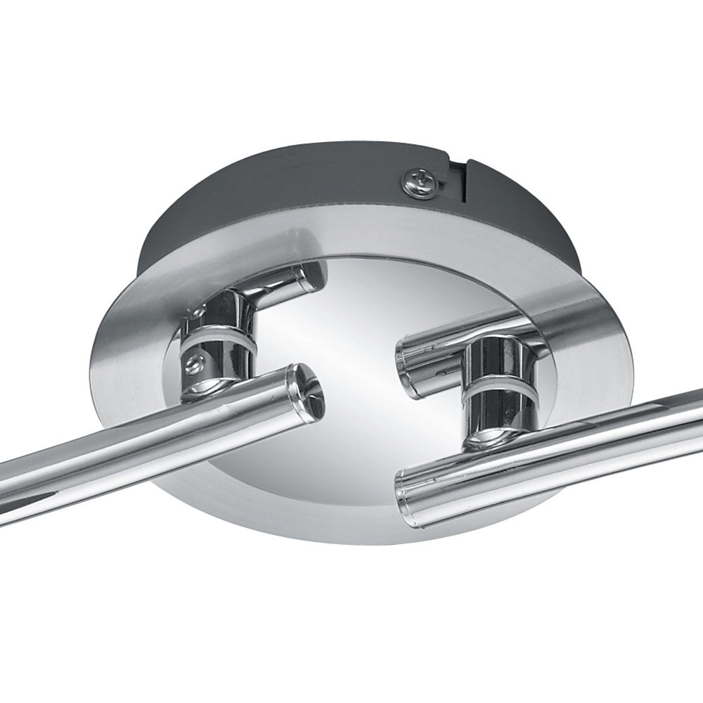 LED-Deckenstrahler Levisto 4-Licht-Nickelmatte Trio 4017807281712