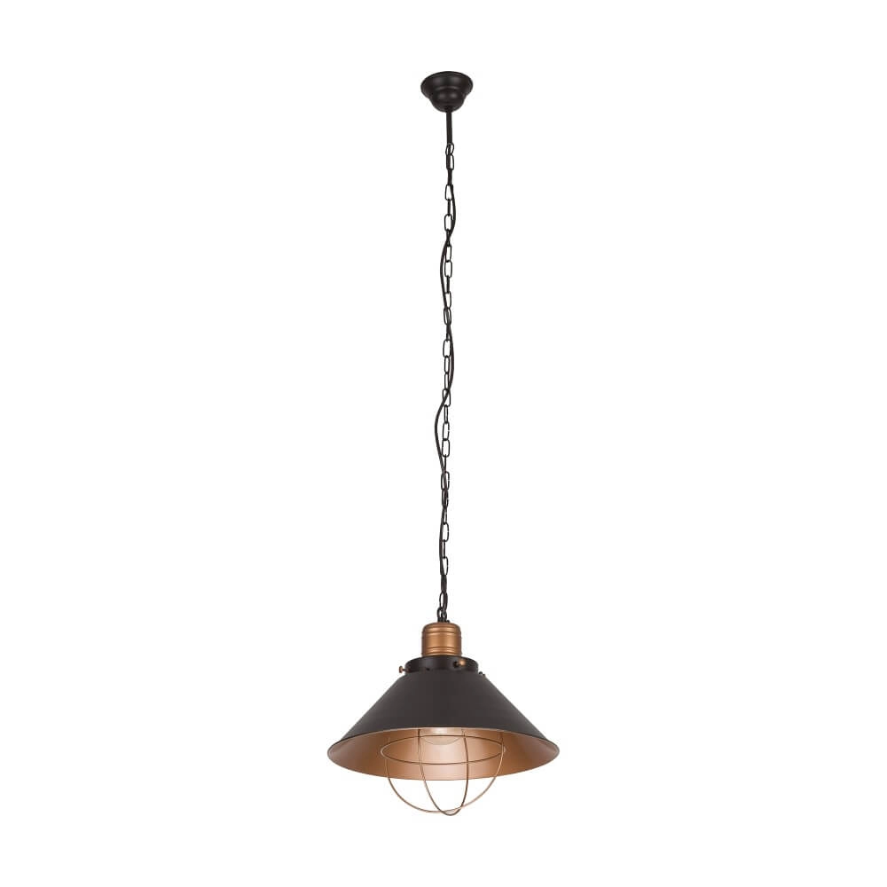 Ländliche Hängelampe Garret Ø 34cm Lyora 5903139644396