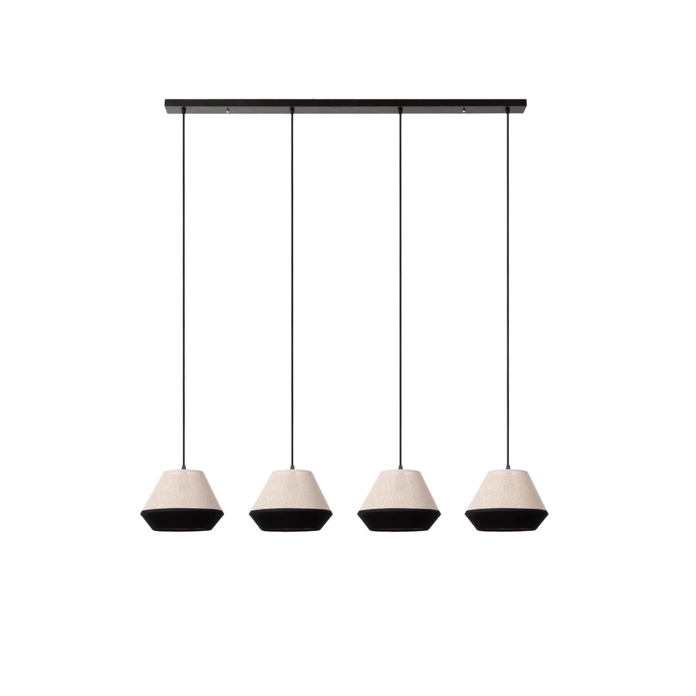 Pendellampe Kala 4-Licht Taupe