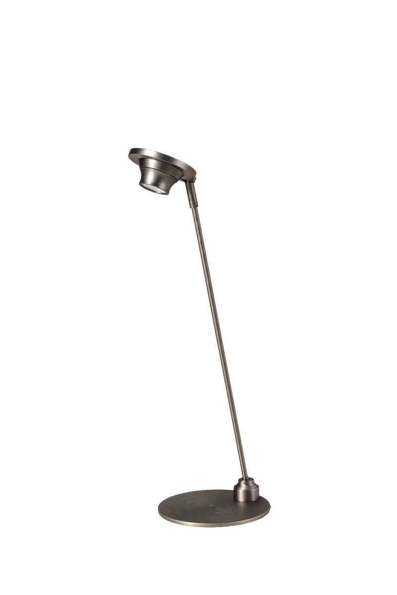 Moderne LED-Tischlampe Angelique Schwarzer Nickel