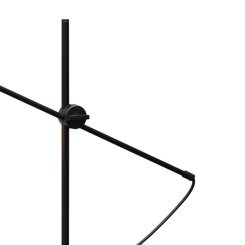 Schwarze Tischlampe mit Gold Bounty mit Zylinderglas Masterlight 8718121248509