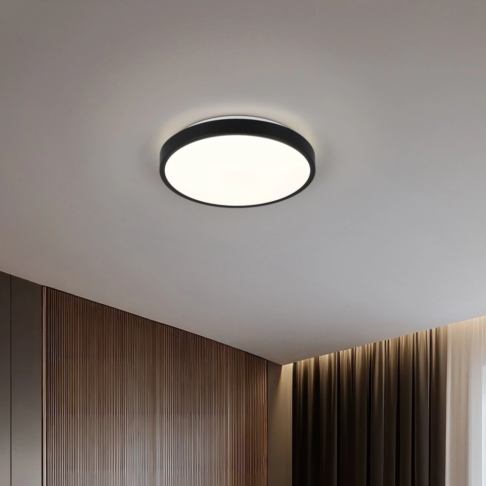 Deckenlampe Slope schwarz Trio 4017807668605