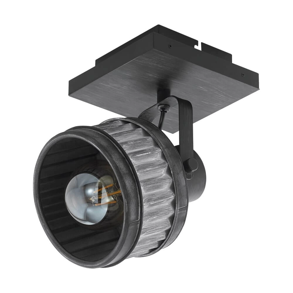 Antikgrauer Aufbaustrahler Turrock Eglo 9002759434441