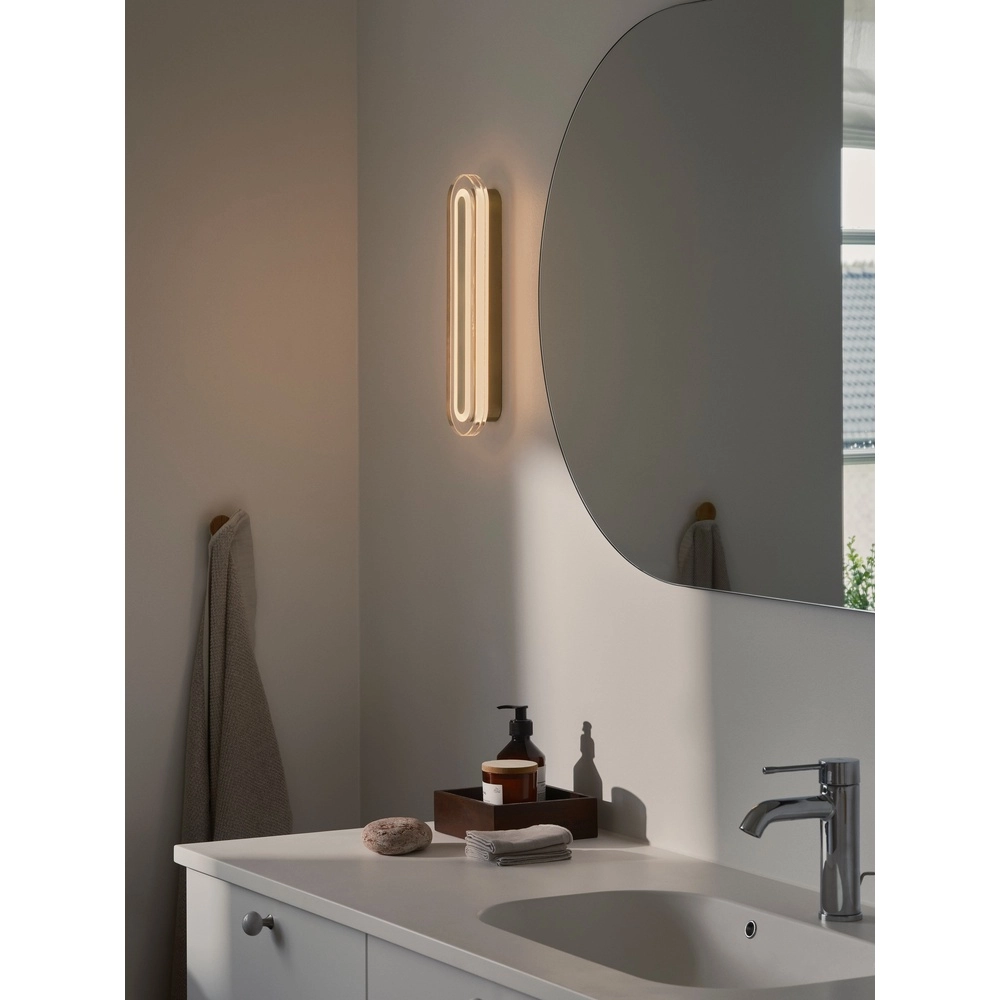 Wandlampe im Badezimmer Cavara  LED – Messing Nordlux 5704924025952