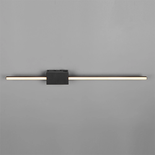 Moderne Wandlampe Cassino Schwarz 70,5 cm Trio 4017807683226