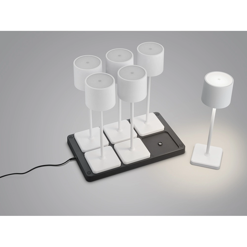 Set mit 6 Tischlampen Fernandez weiß Trio 4017807601671