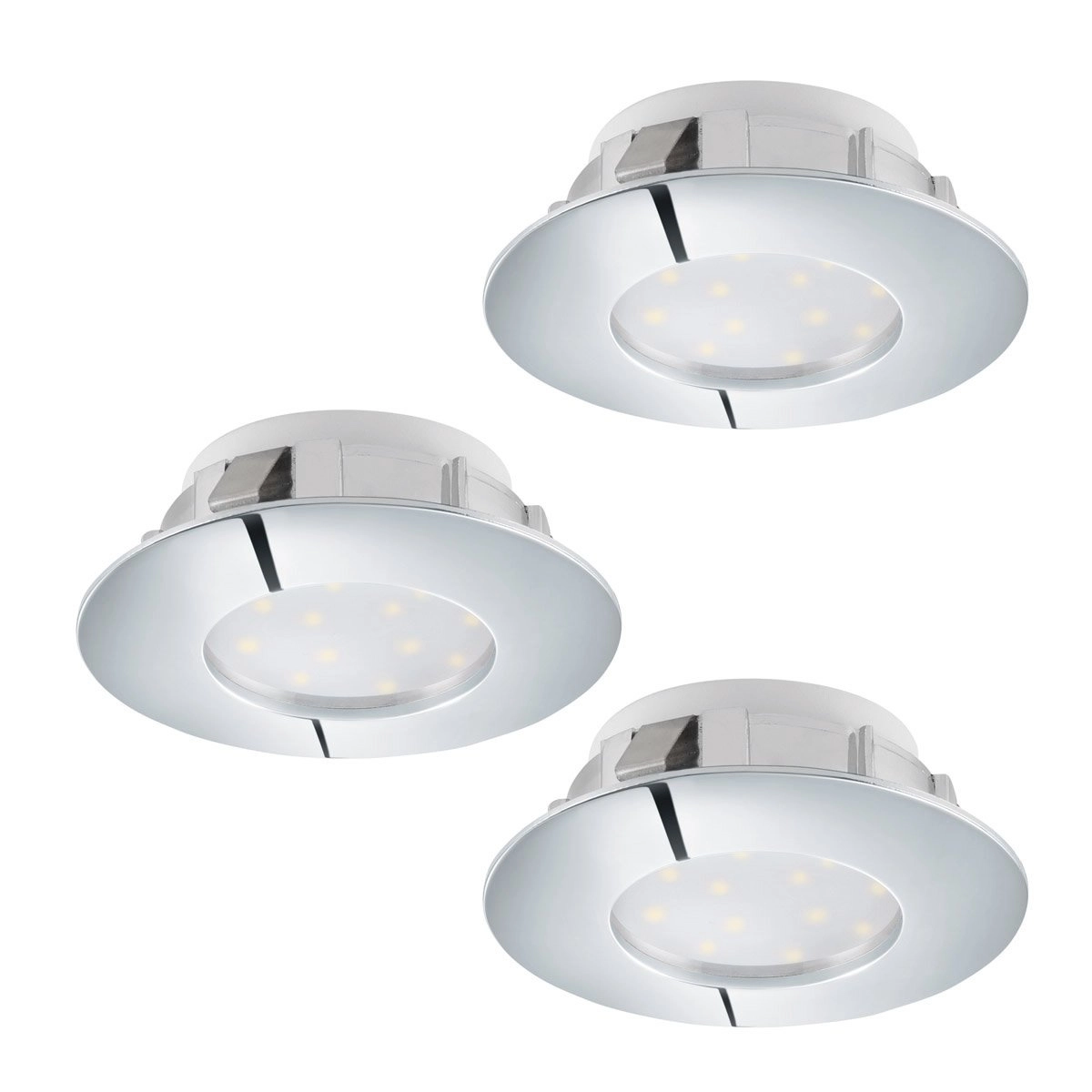 LED-Spot Pineda (3) 3x6W - 3000K - 7,8cm Chrom