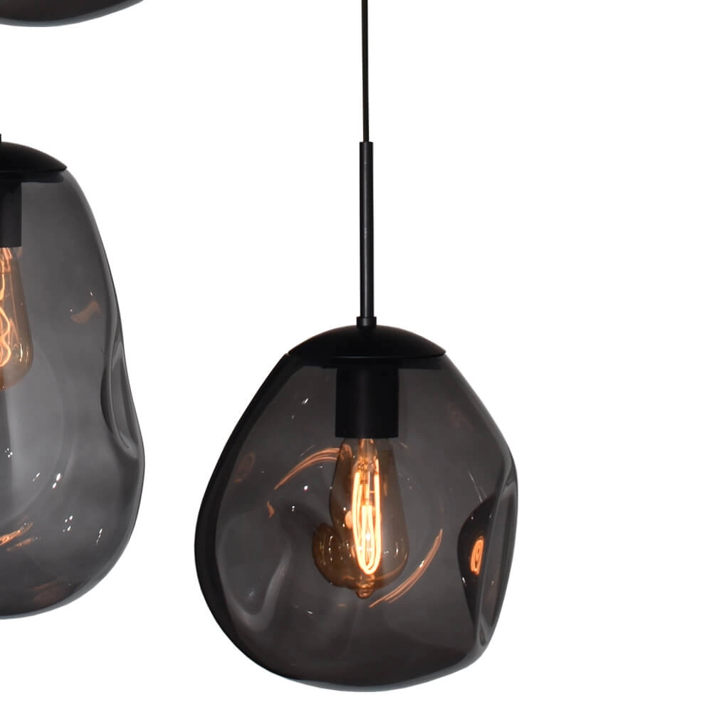 Vide-Hängelampe Lava 5x Rauchglas Masterlight 8718121286549