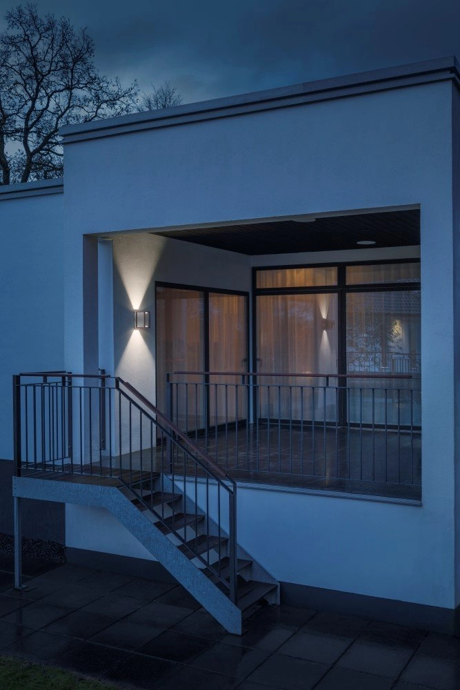 LED-Außenleuchte Vale Up-Down weiß mit Kupfer KonstSmide 7318304242594