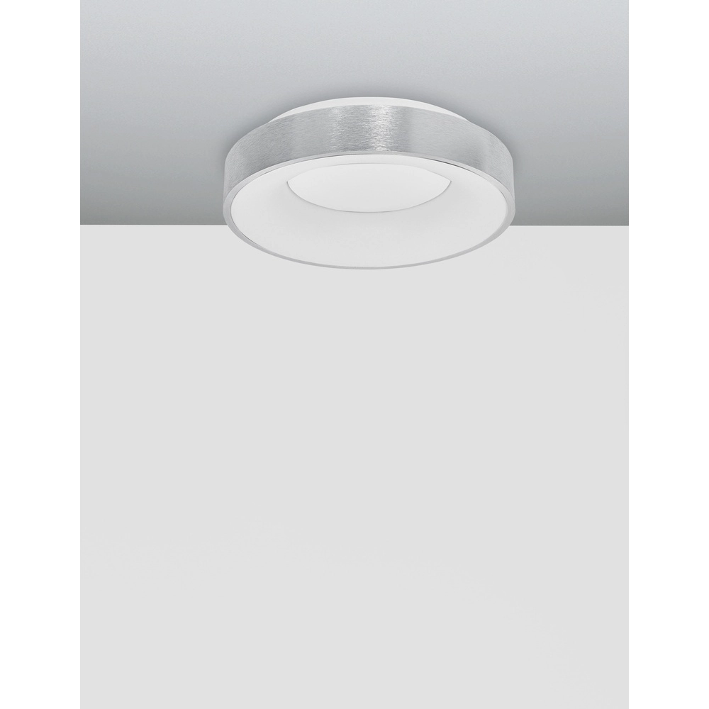 Deckenlampe Rando Thin silbergrau Ø 38cm