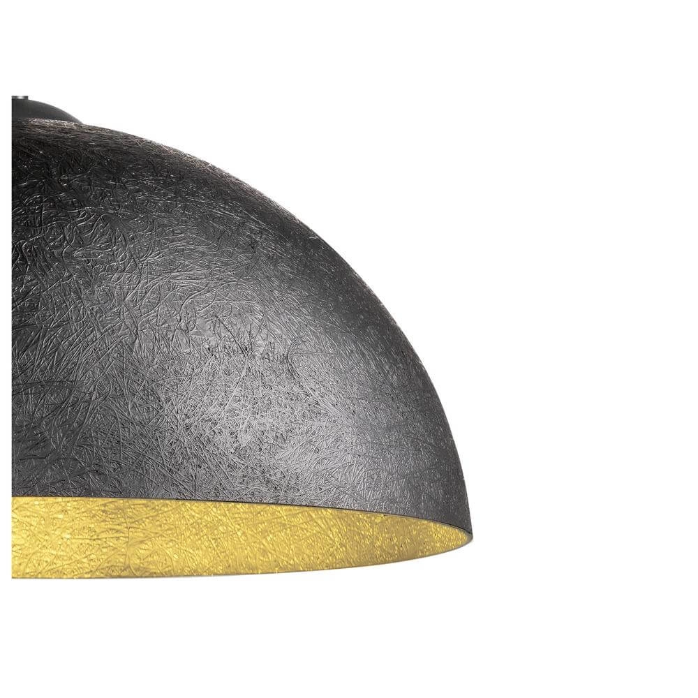Pendelleuchte Forchini 50 schwarz mit gold Ø 50cm SLV 4024163298643