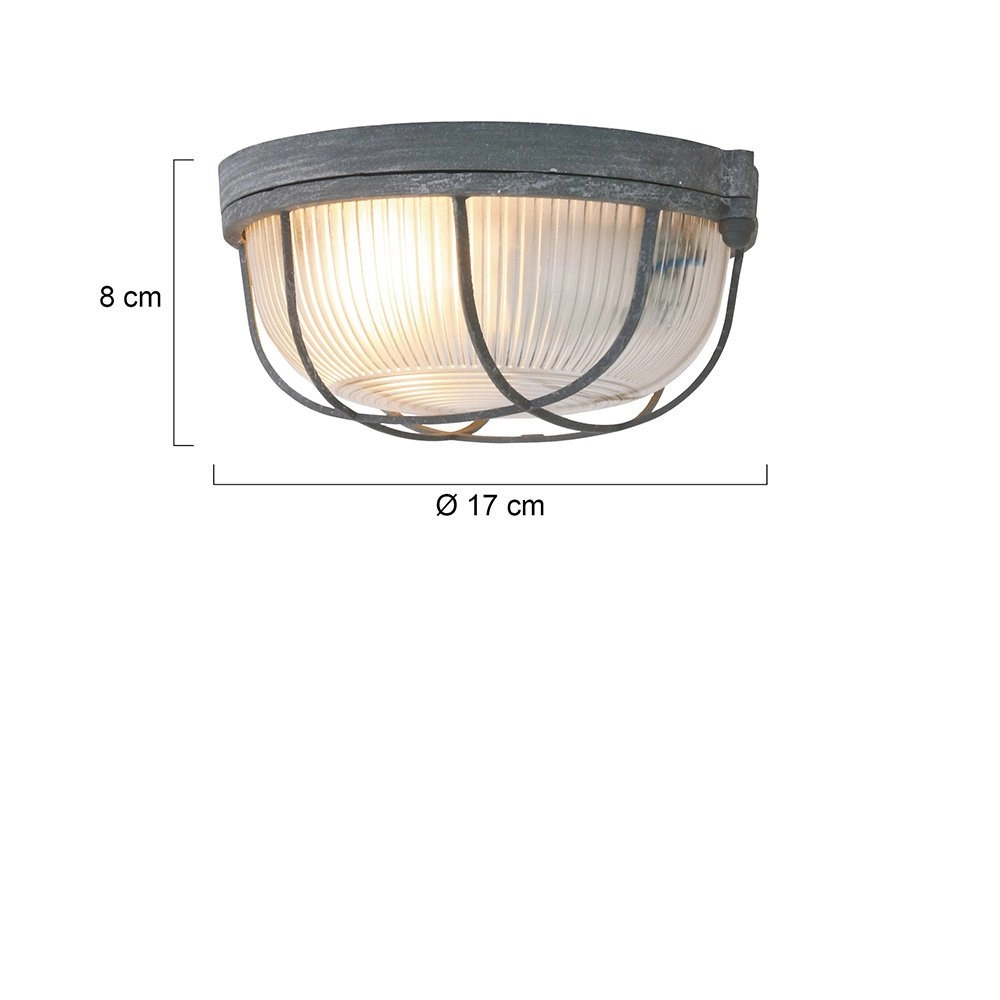 Lampe Mexlite 17 cm Vintage Grey Steinhauer 8712746114973