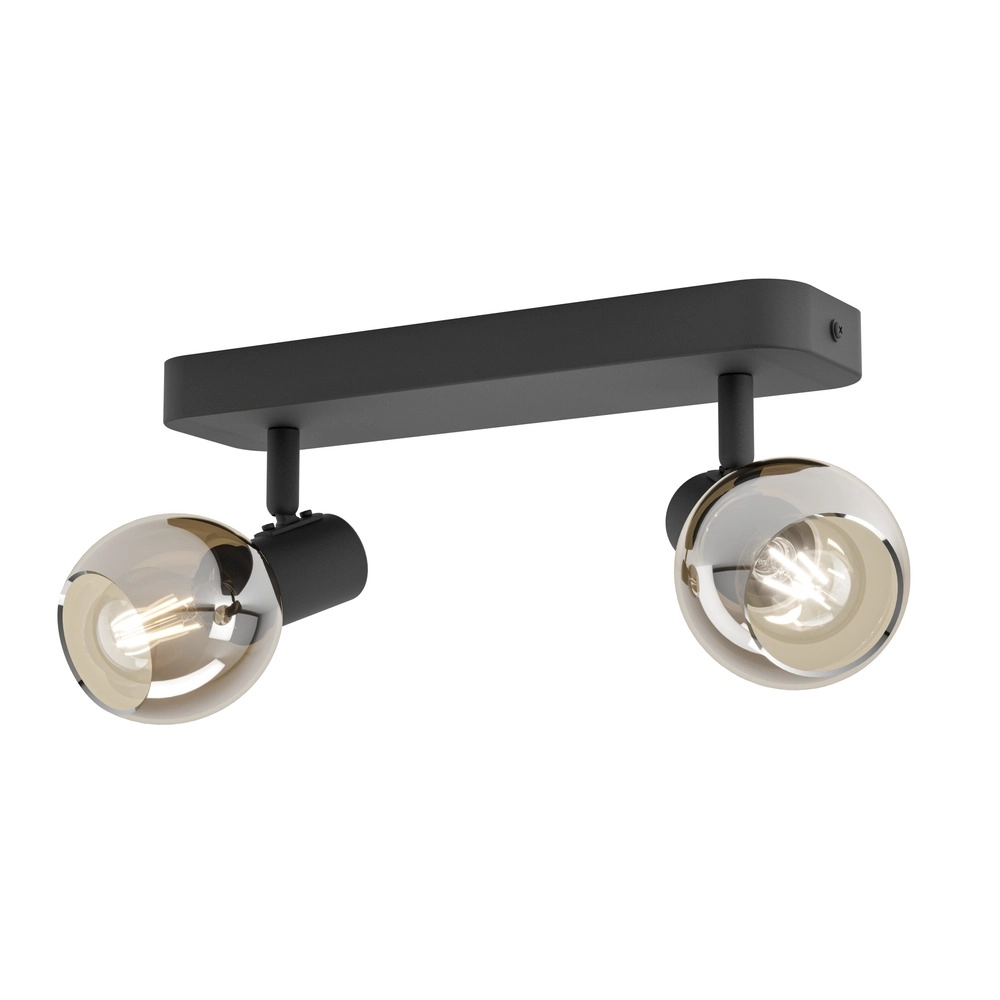 Deckenlampe Castellazo 2-Licht Schwarz
