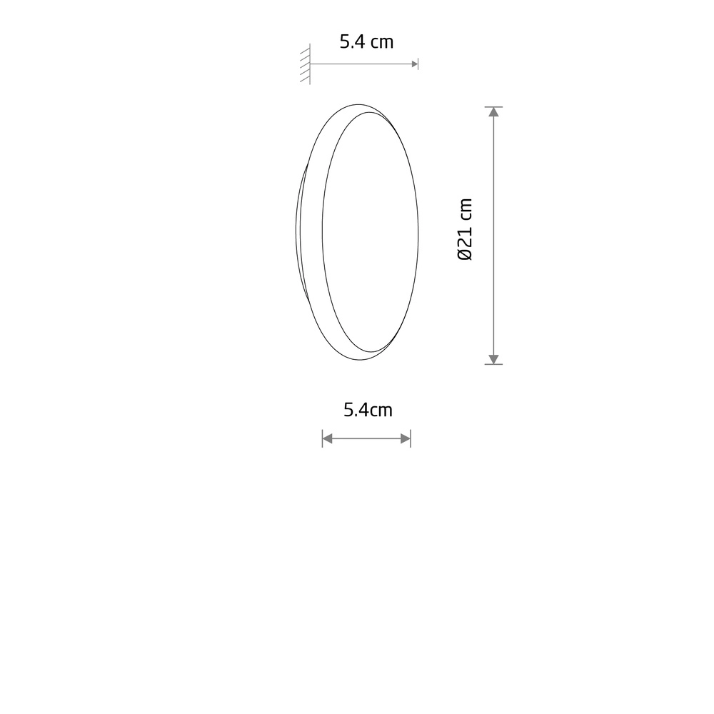 Wandlampe Astra Led Gold Lyora 5903139119429