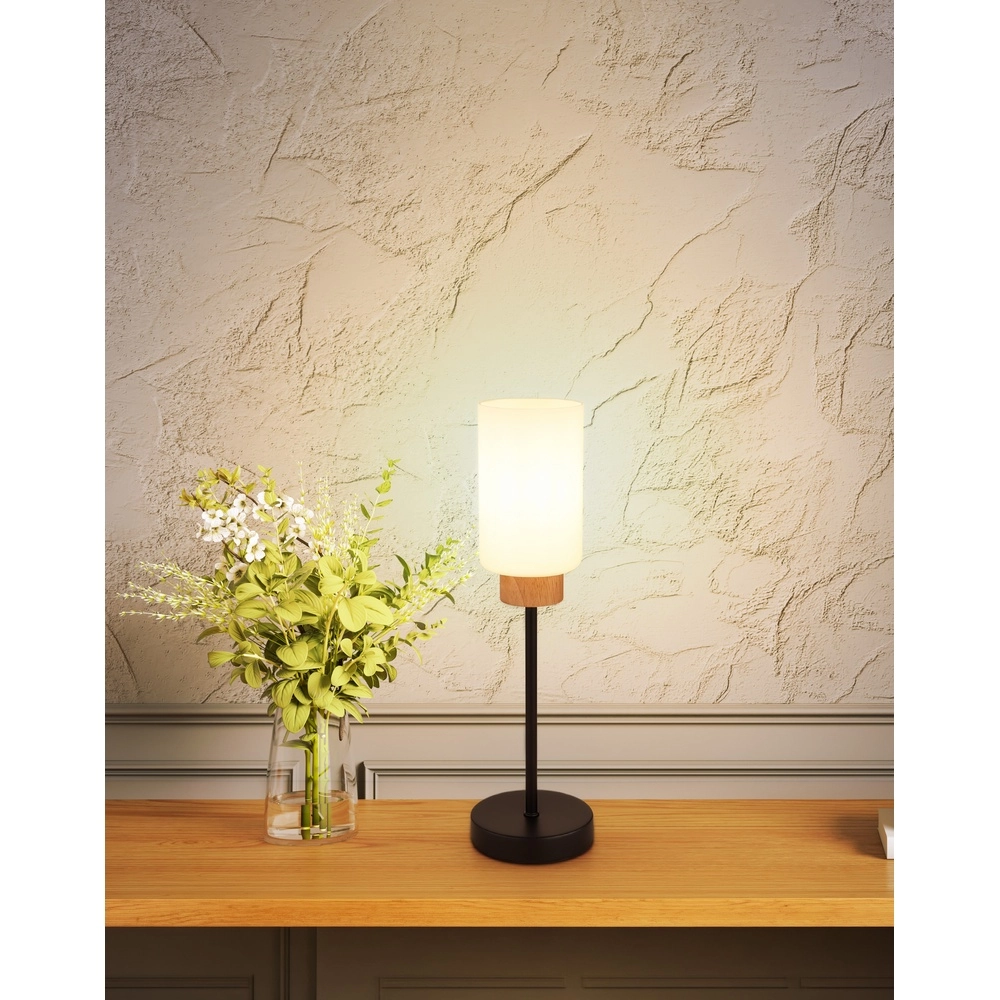 Tischlampe Rowena Schwarz Globo 9007371592982