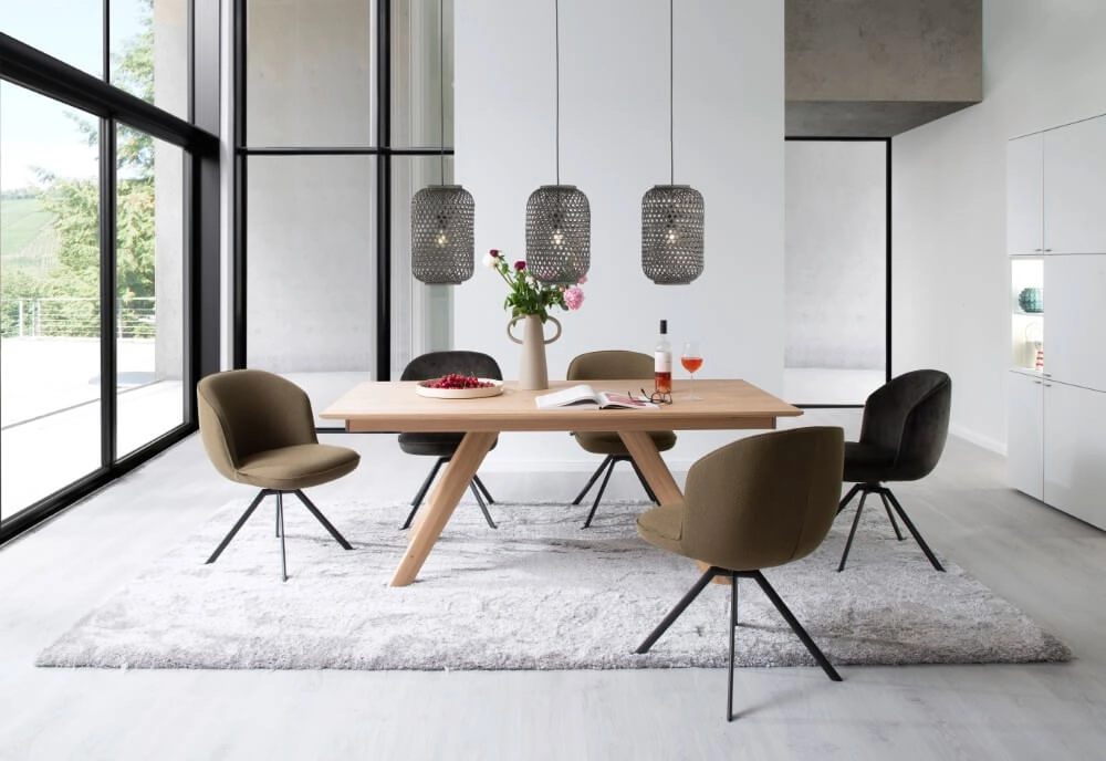 Hängelampe aus Rattan Calla Schwarz Fischer & Honsel 4052231600081