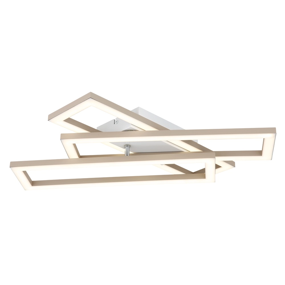 Moderne Deckenleuchte Wilton sandbraun 40cm Globo 9007371575800