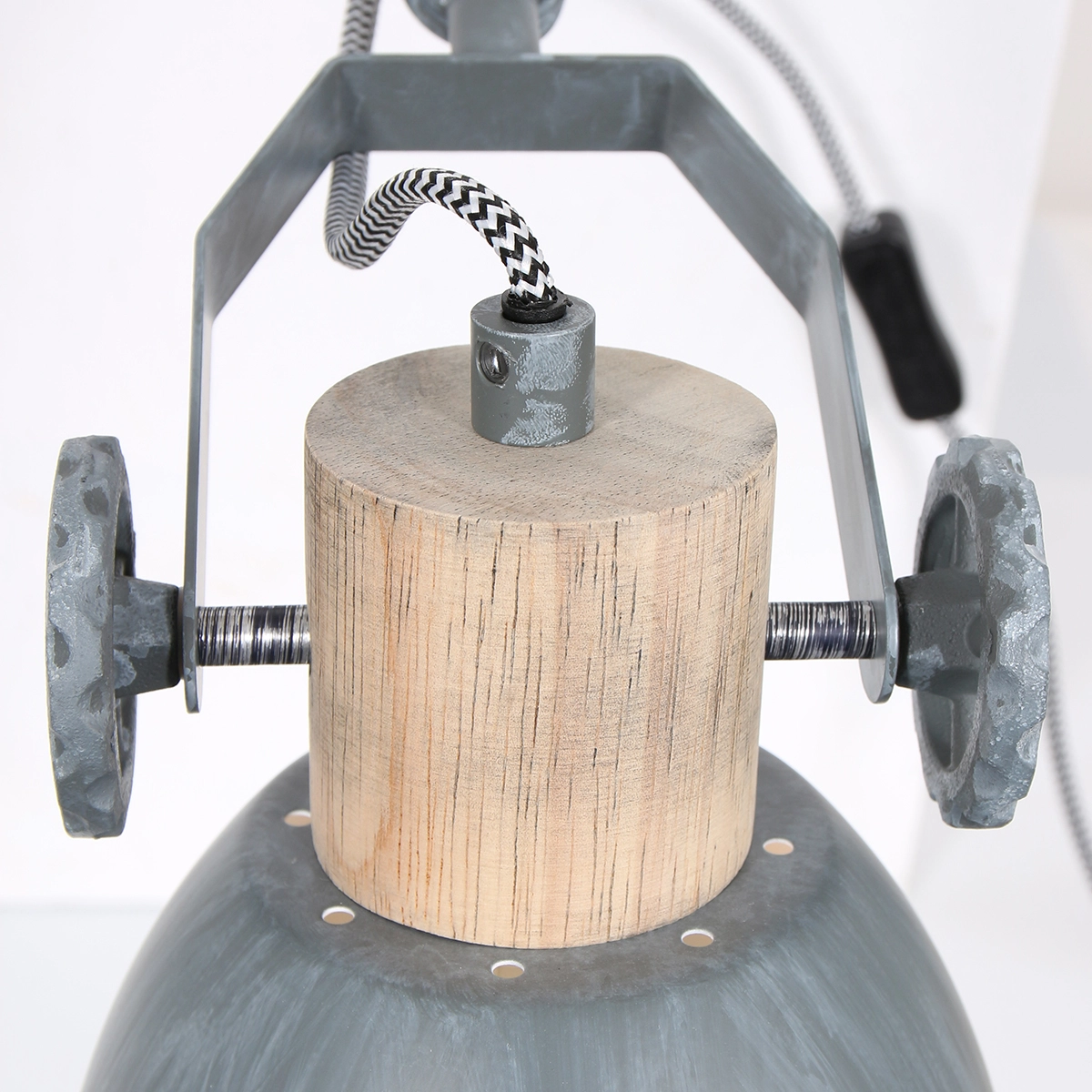 Klemmstelle Gearwood Zinkgrau mit Holz Steinhauer 8712746133776