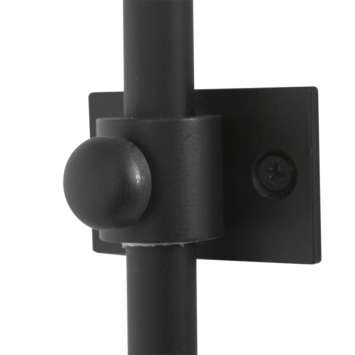 Wandbogenlampe Sparkled schwarz mit weißer Kapuze Steinhauer 8712746146653