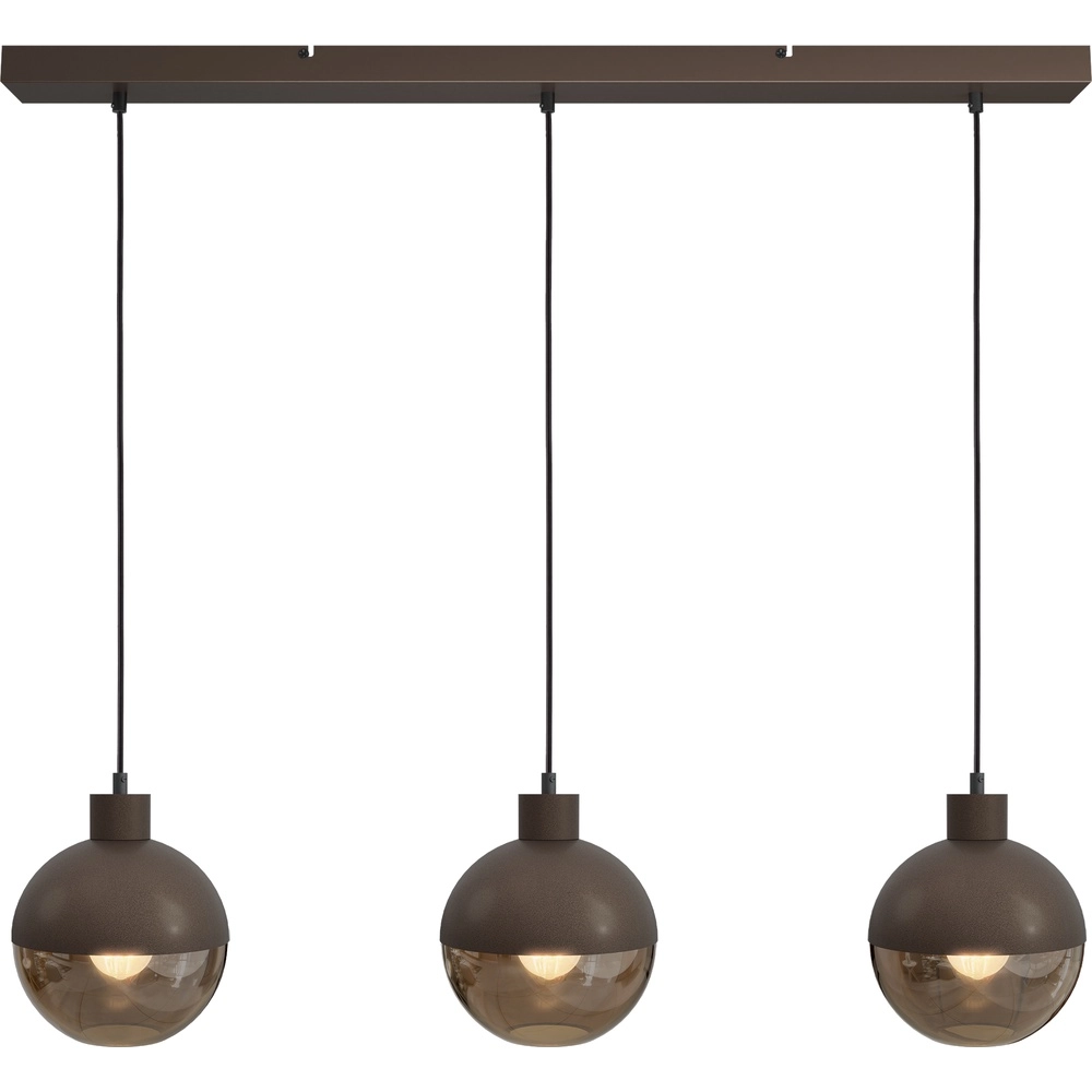 3-Licht Pendellampe Opera Kakao