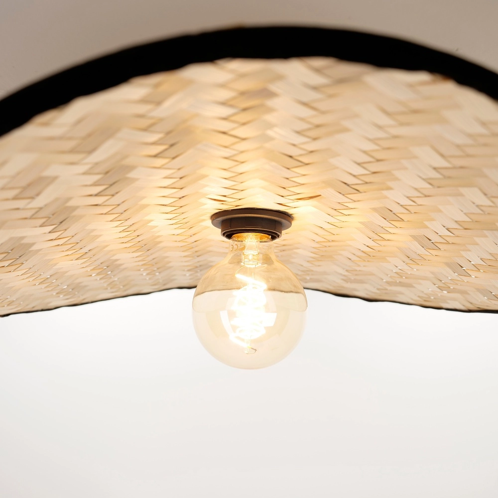 Rattan-Deckenlampe Marywell 52x34 cm – E27 Eglo 9002759440435