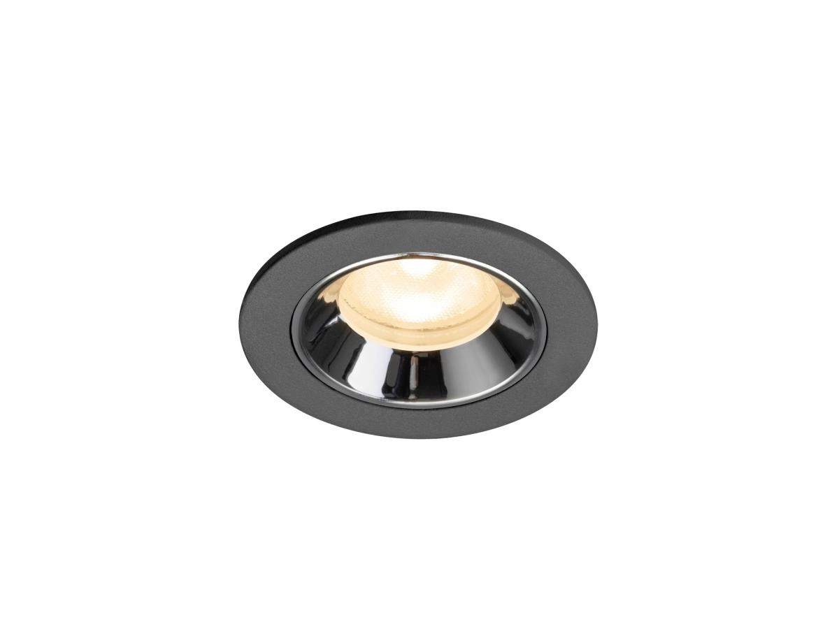 Einbau-Strahler Numinos XS Schwarz/Chrom 2700K - 55gr