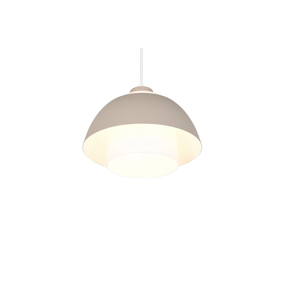 Design-Pendellampe Tilos sandbraun Ø 30 cm Trio 4017807690118