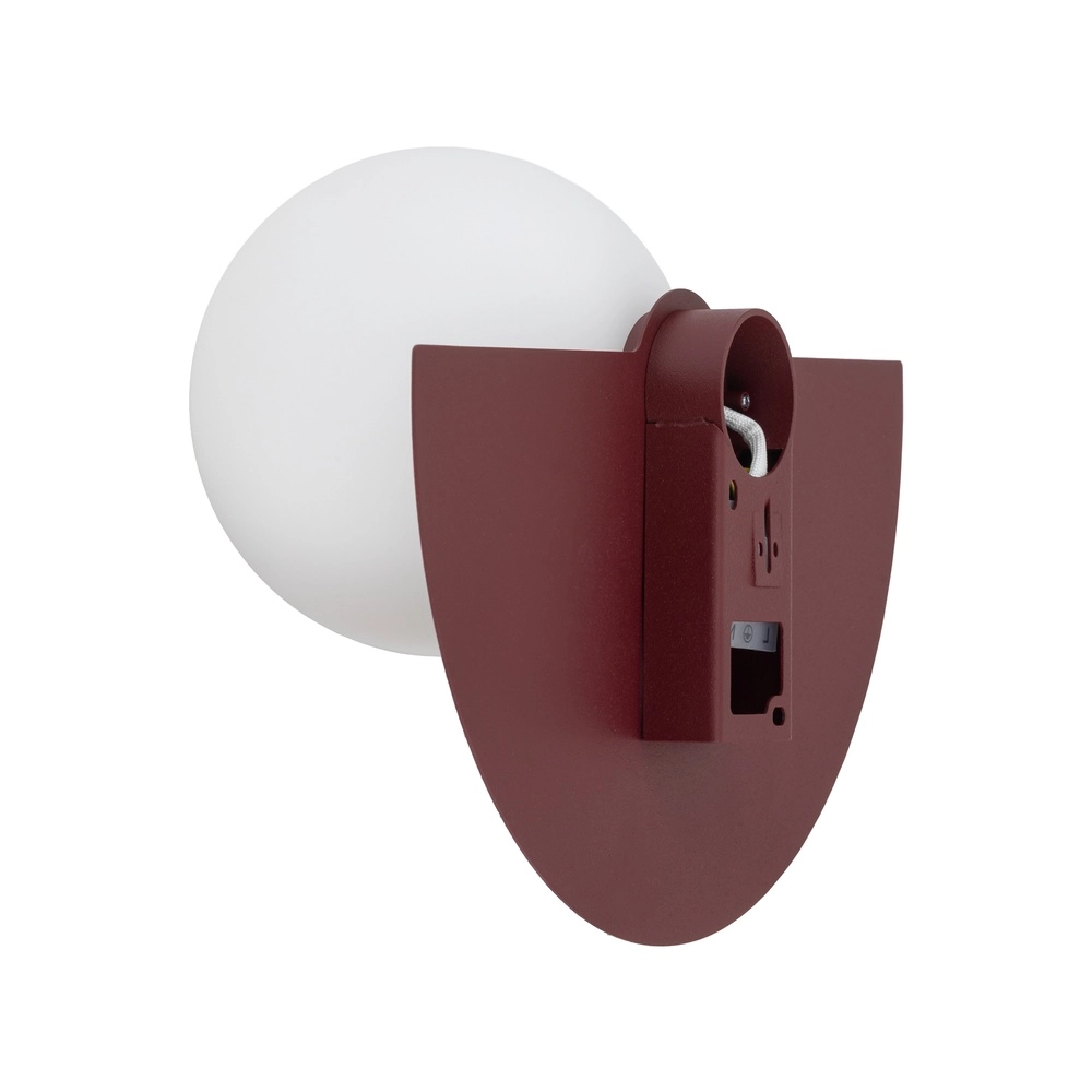 Wandlampen-Hälfte Saturn Burgunderrot Lyora 5903139126021
